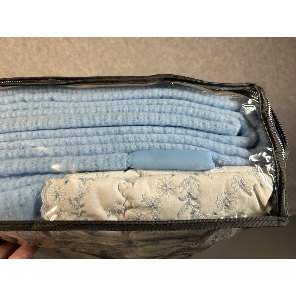 Fieldcrest European Lace Trim Blanket Full Size Creslan Acrylic NOS 80
